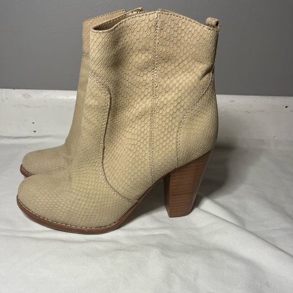 Joie - Dalton Ankle boots -Sand snakeskin leather bootie size 36/6 - Picture 1 of 5
